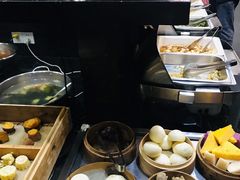 自助取餐区-素德轩素食餐厅(东港店)