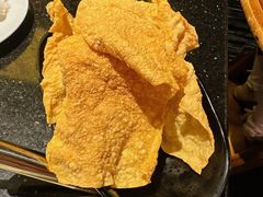 炸豆皮-捞王猪肚鸡火锅(财富中心店)