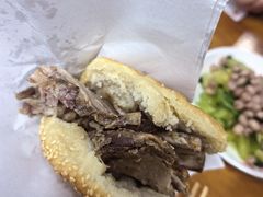 -京东一绝西海子西园烧饼夹肉