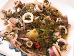 酸菜炒鱿鱼-温岭人家(红花北路店)