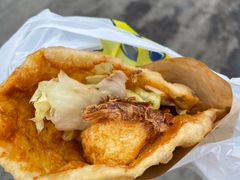 -小红车炸蛋葱油饼