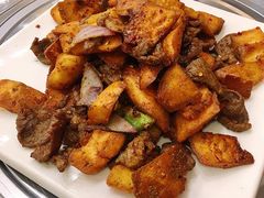 馕丁炒肉-西部马华清真兰州牛肉面·烧烤夜市(关东店)