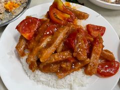 番茄猪扒饭-好好滋味茶餐厅