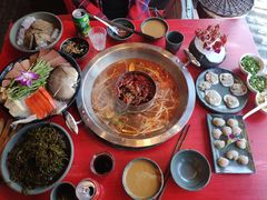 手工虾滑-谭鸭血老火锅(漳州路店)