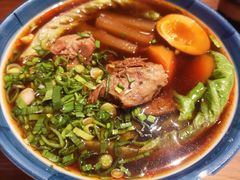 原汤补气金钱腱面-千金一碗·宝岛一村(韩国街店)