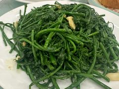 鸡油拍蒜炒树仔苗-螺涌海鲜酒楼(增槎路店)