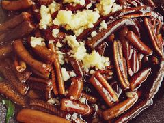 韭菜台炒鳝肚-怡园饭店-餐厅(四望亭店)