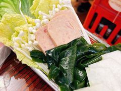 蔬菜拼盘-沙胆彪炭炉牛杂煲(成都玉林店)