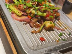 葱椒爆牛肉-绿茶餐厅(深圳龙华天虹购物中心店)