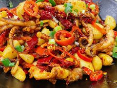 干锅鱿鱼须-建辉湖南土菜馆(南大街店)