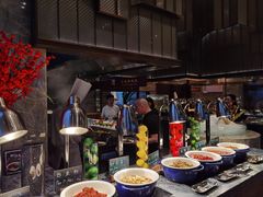 自助调料区-美食汇自助餐厅(成都万达瑞华酒店)