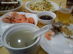 美味鲍鱼汤&nbsp;原浆啤酒..爽-海岛渔村大酒店(云霄路店)