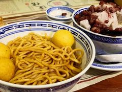 车仔面配咖喱鱼蛋-捷信牛奶甜品世家(五道口店)