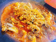 八爪鱼微辣-红辣椒八爪鱼特色韩国料理
