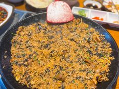 铁板炒饭-红辣椒八爪鱼特色韩国料理