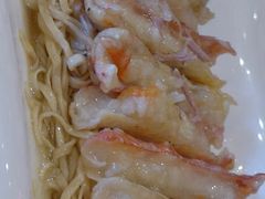 菜远金腿丝大爪烩伊面-鱼乐轩海鲜专门店