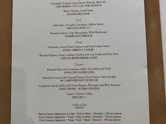 菜单-Caprice(香港四季酒店)