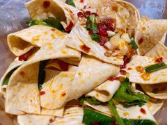 凉拌香菜豆皮-清泉食杂店