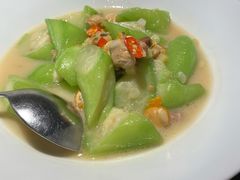 蛤蜊咸鱼煮丝瓜-解香楼(八盘岭路店)