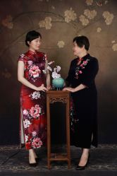 -时光纪亲子全家福照相馆(静安店母女写真父母纪念照)