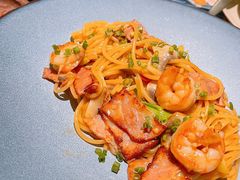 日式和风蒜香大虾意面-第101座花园餐厅(湖滨88店)