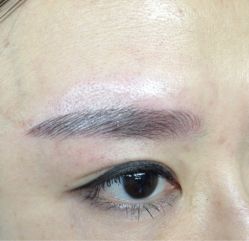 韩式定妆半永久飘眉-平萍纹绣韩式半永久定妆