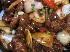 铁板黑椒牛肉-醉得意(武大店)