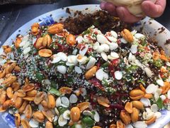 -清真马乐贝腊牛肉蛋黄菜夹馍(马蓉洒金桥店)