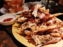 碳烤手撕鸡-夯鱼烤鱼·尔滨地标美食(保健路店)