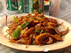 姜葱炒河虾仔-竹庄餐馆·26年店(南昆山景区店)