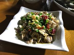 姜葱炒海瓜子-胖大嫂渔家排档·全海景餐厅(渔村店)