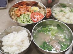 -吉林延边牛肉汤饭，大冷面