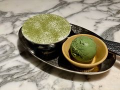龙井提拉米苏配绿茶冰淇淋-湖滨28中餐厅·西湖宴·杭州君悦酒店