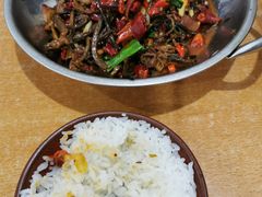 干锅茶树菇-老游独一佳湘菜馆(高新四路店)