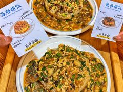 -东来菜馆•手抓海鲜家常菜•海鲜锅贴(鸽子窝店)