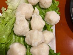 酥炸潮州手打鱼丸-金穗园·砂锅粥.醉鸡煲火锅(长寿路店)