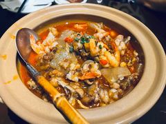 青椒紫苏焖牛蛙-火宫殿·湘菜小吃·商务宴请·生日聚会(东塘店)