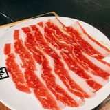 店家目前有定食了，五十六十的样子