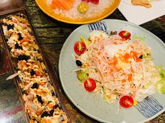 温泉蛋蟹肉沙拉-炙柒Sekinana·精致料理 烧鸟·铁板烧(海上世界店)