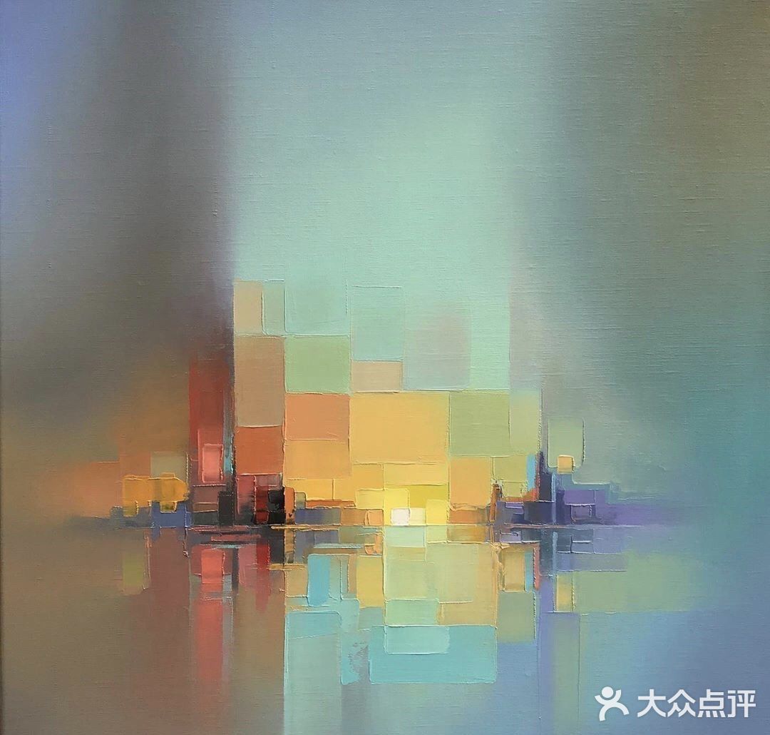 用油画表现近视患者的世界～[礼花]
