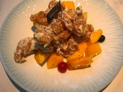 芒果芥末虾球-园里前·10年私厨·福建菜(台江万达鳌峰洲店)