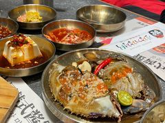 -草家酱蟹炭火烤肉店(珲春南路一店)