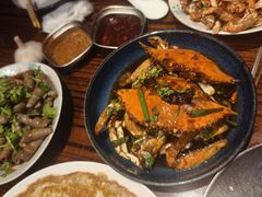 辣炒飞蟹-蚝堡海鲜·威海菜·海肠捞饭·烧烤·亚洲吃蚝公司(幸福门店)