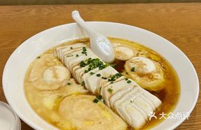 Steamed Tofu with Bridge Soup