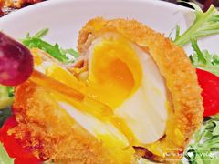 酥炸猪肉裹温泉蛋-胜博殿日式炸猪排(悠唐店)
