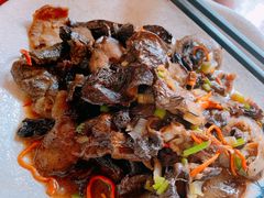 炒山菇-老张烤羊(王哥庄店)