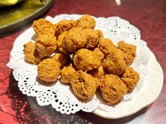 炸豆腐丸子-华盛园卷子王农家菜水库鱼