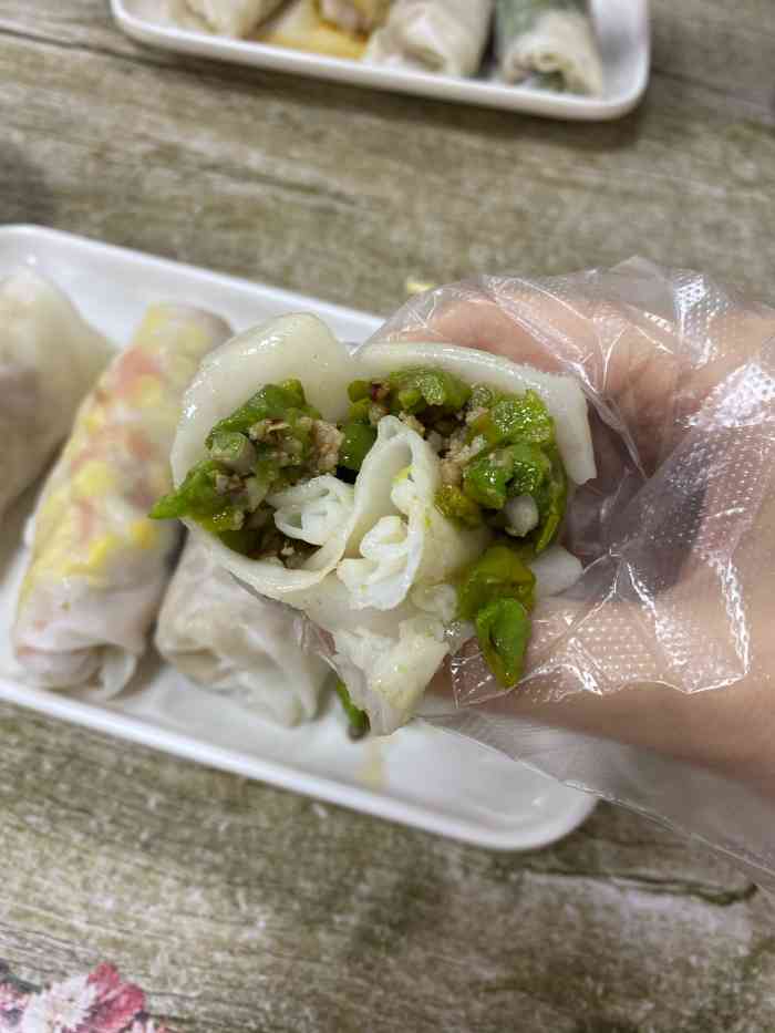 丰顺捆粄-"很久没有吃过家乡的捆粄与东莞本地的肠粉.