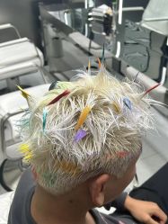 -三原色染发巴黎画染潮色漂色