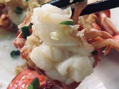 蒜蓉开边蒸龙虾-明记海鲜大排档(巽寮湾店)